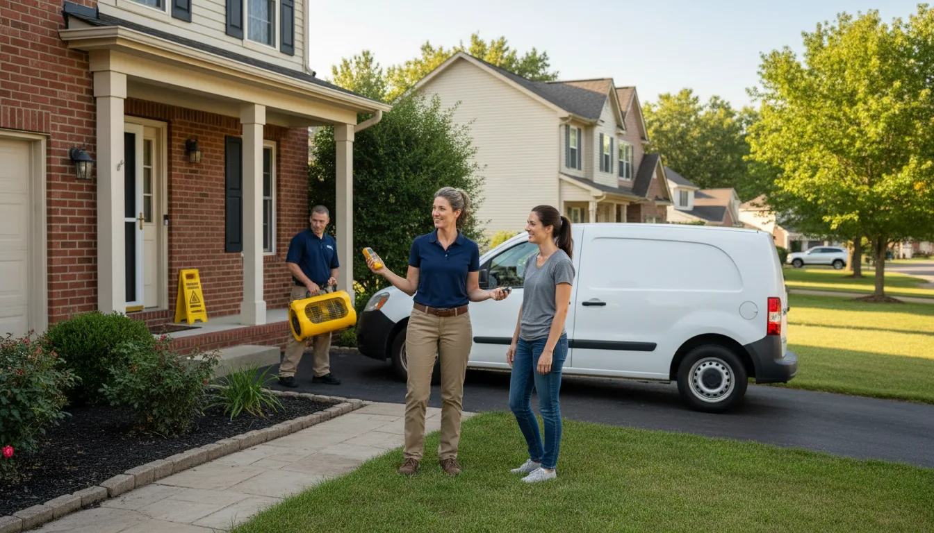 Water restoration image for Dehumidification And Cleanup Services in Bellwood, AL